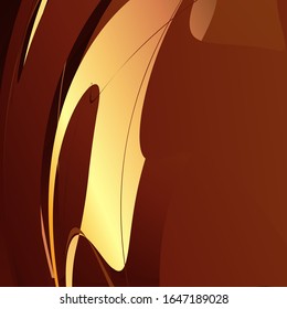 vector abstract background in coffee colors. volume, art