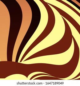 vector abstract background in coffee colors. volume, art