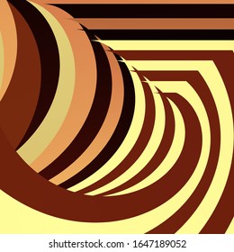Vektorillustration abstrakter Hintergrund in Kaffeefarben. Band, Kunst