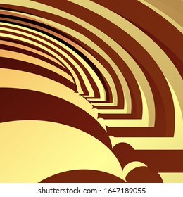 vector abstract background in coffee colors. volume, art