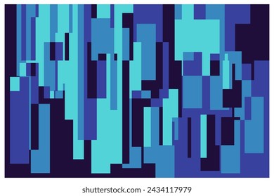 Vector Abstract Background with Cold Colors for your Graphic Resource Design
