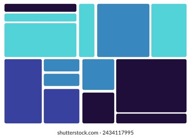 Vector Abstract Background with Cold Colors for your Graphic Resource Design