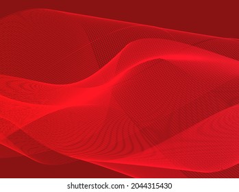 Vector abstract background with a colored dynamic waves, line. Illustration suitable for design