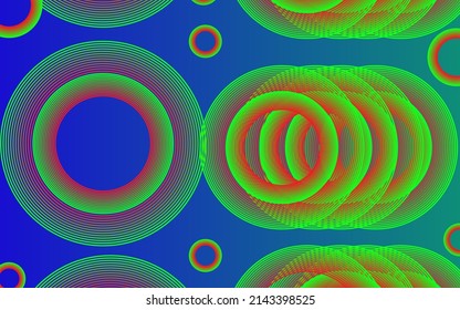 Vector abstract background with colored dynamic waves, lines and particles. Illustration suitable for design High quality Design