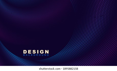 Vector abstract background with a colored  waves, Vector Illustration. 