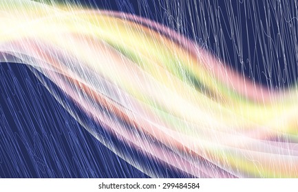 Vector abstract background and colored waves and abstract lines
