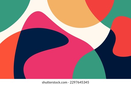 vector abstract background colorful art. Template for poster, banner, social media
