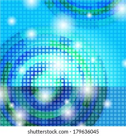 Vector abstract background: colorful circles