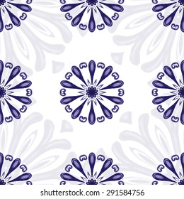 Vector abstract background with colorful elements. Decorative seamless. Geometric ornament. Ornament for your design  with watercolor elements.