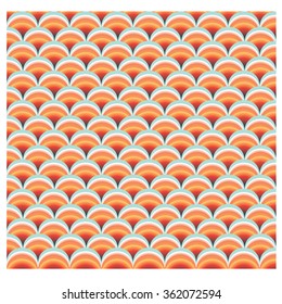 Vector abstract background with colorful fish scale pattern