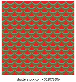 Vector abstract background with colorful fish scale pattern