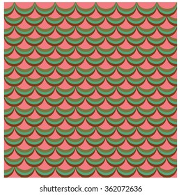 Vector abstract background with colorful fish scale pattern
