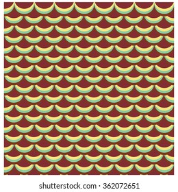Vector abstract background with colorful fish scale pattern