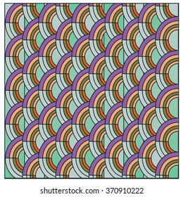 Vector abstract background with colorful fish scale pattern