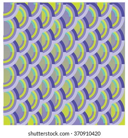 Vector abstract background with colorful fish scale pattern