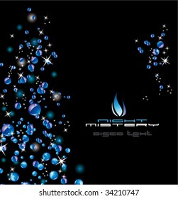 VECTOR Abstract Background with Colorful Glossy Bubbles