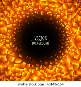 Vector abstract background. Vector colorful glossy geometrical illustration.