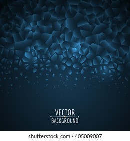 Vector abstract background. Vector colorful glossy geometrical illustration. 