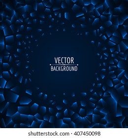 Vector abstract background. Vector colorful glossy geometrical illustration.
