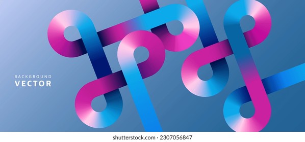 Vector Abstract Background. Colorful Illustration with Angular Gradients.