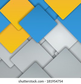Vector abstract background with colorful layers. Eps10