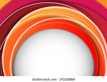 Vector abstract background with colorful layers. Eps10