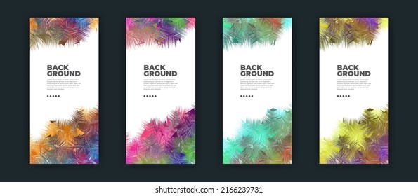 vector abstract background with colorful style