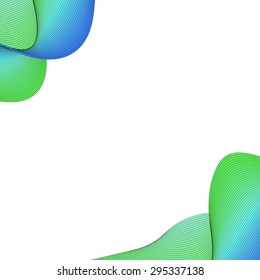 Vector abstract background with colorful wave design element. Can be used for flyer, blank, card, banner, invitation, brochure cover design template.