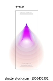 Vector abstract background, Composition colorful fluid abstraction, holographic and gradient color design in A 4 size for backgrounds. Layout template for banner, poster, wallpaper, flyer, brochure