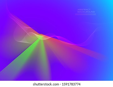 Vector abstract background, Composition colorful fluid abstraction, holographic and gradient color design for backgrounds. Layout template for banner, poster, wallpaper, flyer, brochure