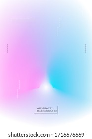 Vector abstract background, Composition colorful fluid abstraction, holographic and gradient color design in A4 size for backgrounds. Layout template for banner, poster, wallpaper, flyer, brochure