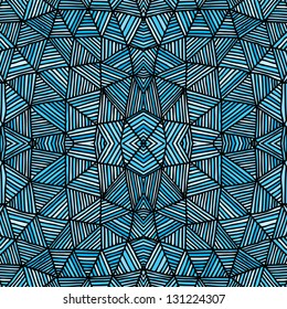Vector abstract background - Cool cell structure, Constellation seamless pattern. Can be used for wallpaper, pattern fills, web page background, surface textures.