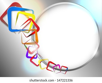 vector abstract background with copy space, eps10 file, transparency and blends used, raster version available