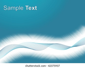vector abstract background with copy space and halftone effect