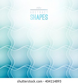 vector abstract background of cross waves with place for text