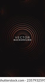 Vector abstract background, dark color, geometric figure. Vertical banner template. Design elements.