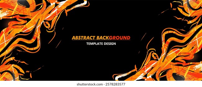 Vector Abstract Background and Dark Versus Battle Banner in concept fighting. MMA, fight night, boxing, Thai boxing, bare fist fighting. Versus poster Template Design Vector