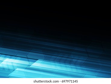 Vector abstract background. Data connection technology concept. Abstract hexagon background.