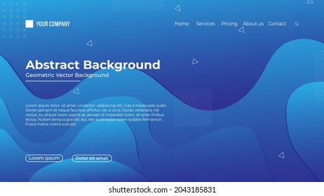 Vector abstract background design for banner, flyer, brochure, home page, landing page
