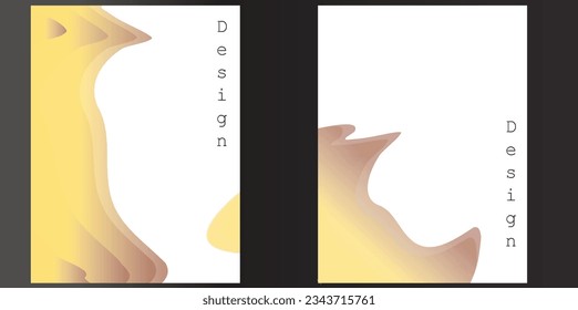 diseño de fondo abstracto vectorial libro de notas de banner abstracto, tarjeta de invitación, cartel, pancarta, portada de libro y diseño de plantilla  