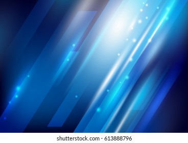 Vector Abstract background design blue tone