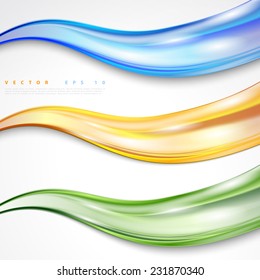 Vector abstract background design. Brochure design templates collection and waving