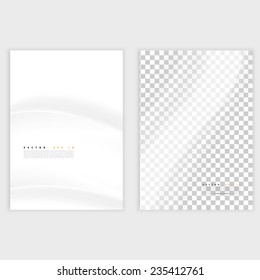 Vector abstract background design. Brochure design templates collection and waving