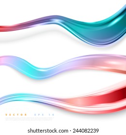 Vector abstract background design. Brochure design templates collection and waving