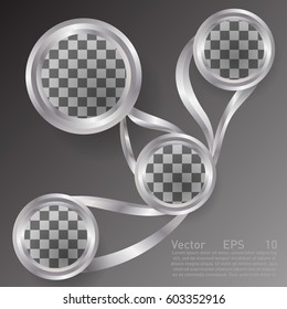 Vector abstract background design. Brochure design templates collection and waving