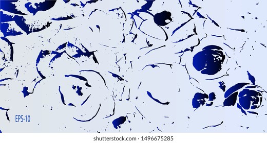 Vector abstract background. Design background. Designer decorative cover. Business card. Vector graphics. Creative vector background for banner and flyer. Spots and blots. EPS-10