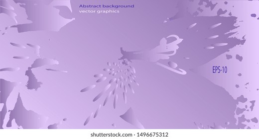 Vector abstract background. Design background. Designer decorative cover. Business card. Vector graphics. Creative vector background for banner and flyer. Spots and blots. EPS-10