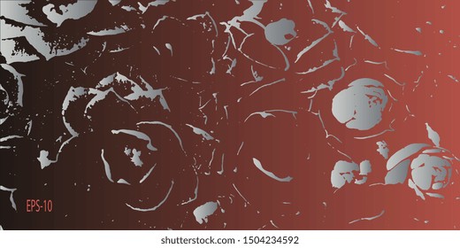 Vector abstract background. Design background. Designer decorative cover. Business card. Vector graphics. Creative vector background for banner and flyer. Spots and blots. EPS-10