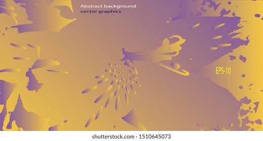Vector abstract background. Design background. Designer decorative cover. Business card. Vector graphics. Creative vector background for banner and flyer. Spots and blots. EPS-10