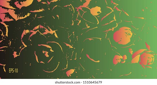 Vector abstract background. Design background. Designer decorative cover. Business card. Vector graphics. Creative vector background for banner and flyer. Spots and blots. EPS-10